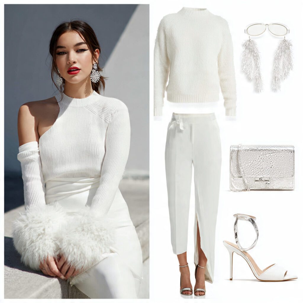 All-White New Year Outfit
