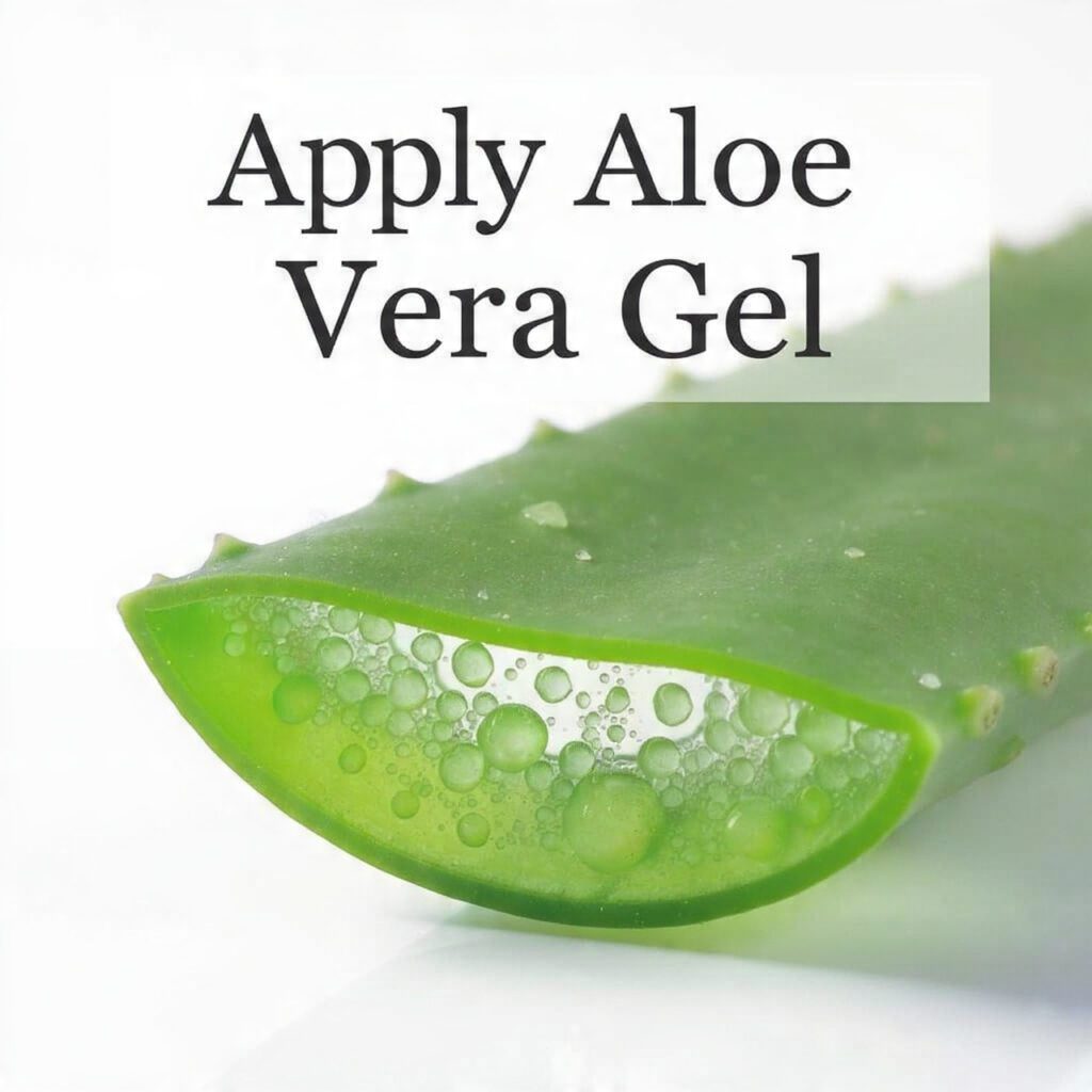 Apply Aloe Vera Gel for Soothing Relief