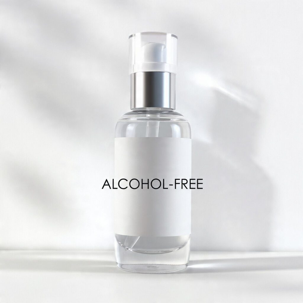 Avoid Harsh Alcohol-Based Products