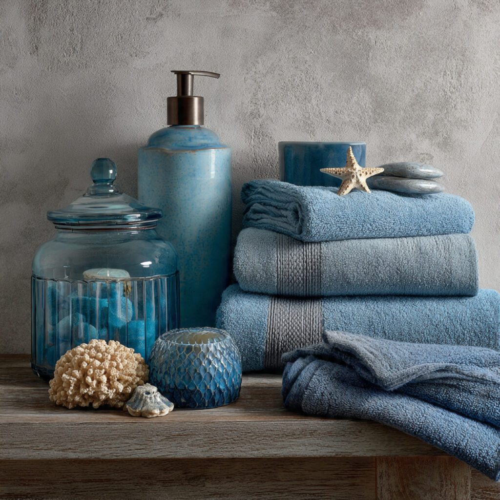 Blue Bathroom Accessories