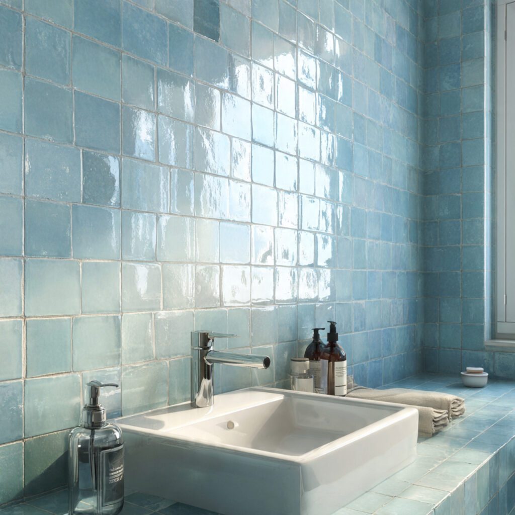 Powder Blue Tiles