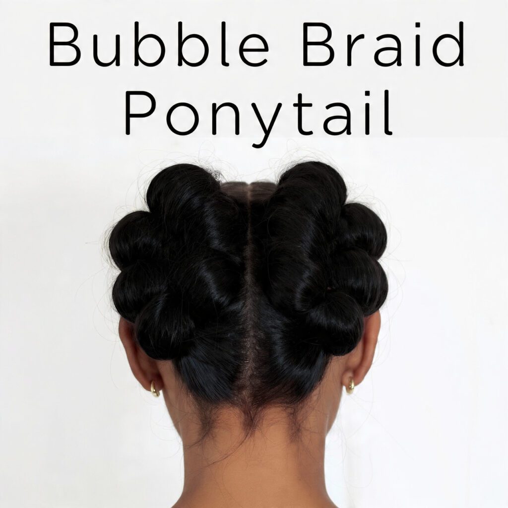 Bubble Braid Ponytail &ndash; Trendy & Playful