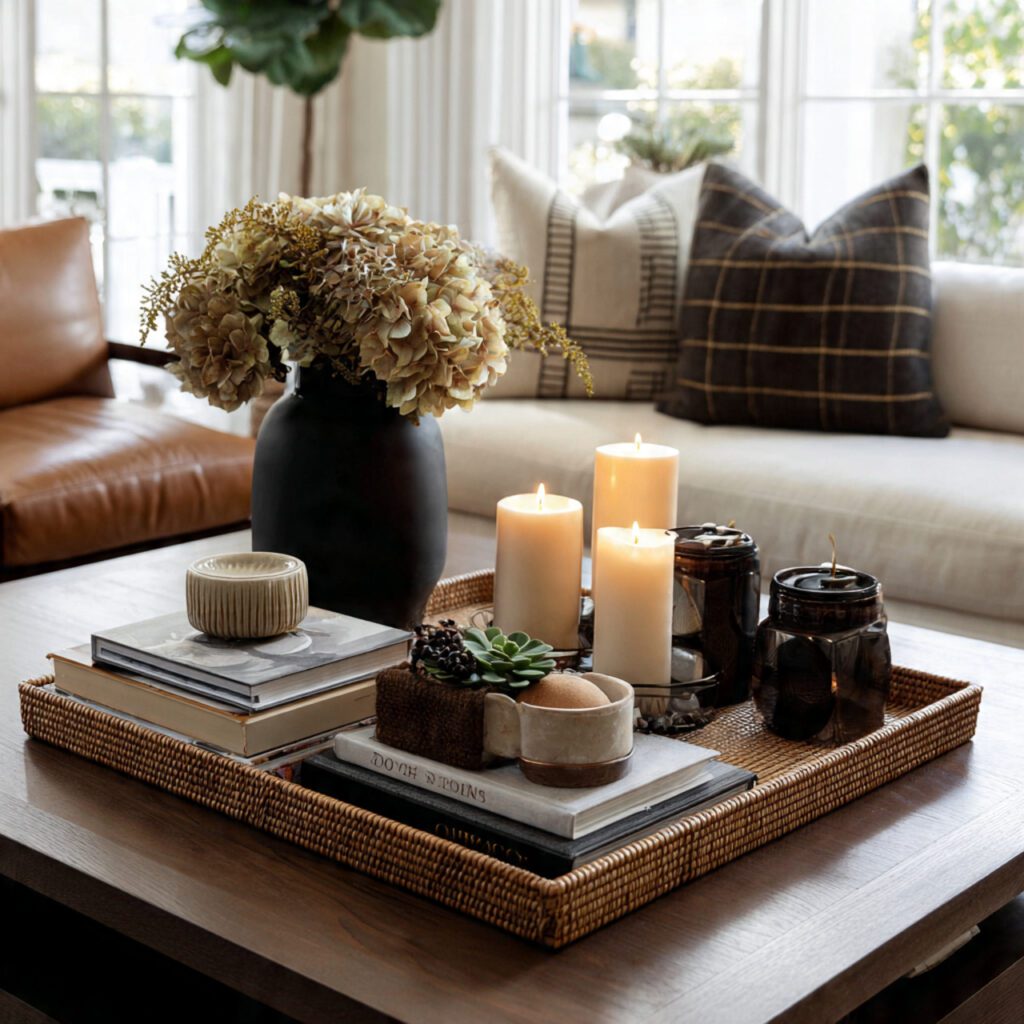 Use a Cozy Coffee Table Setup