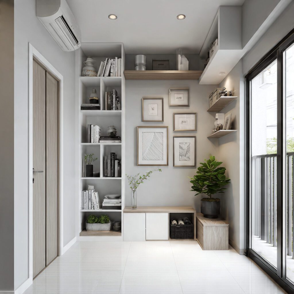Go Vertical with Storage and D&eacute;cor