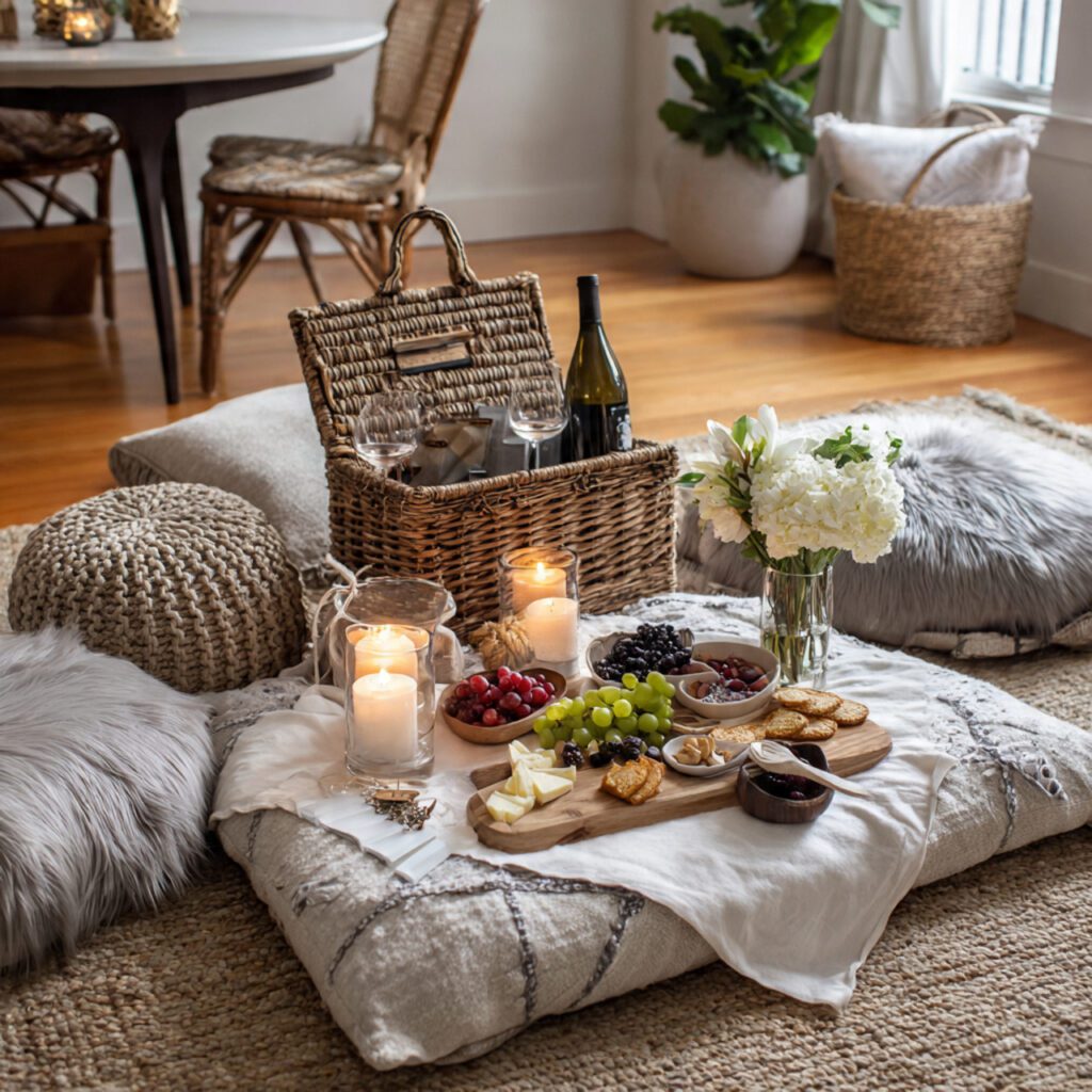 Create a Cozy At-Home Picnic