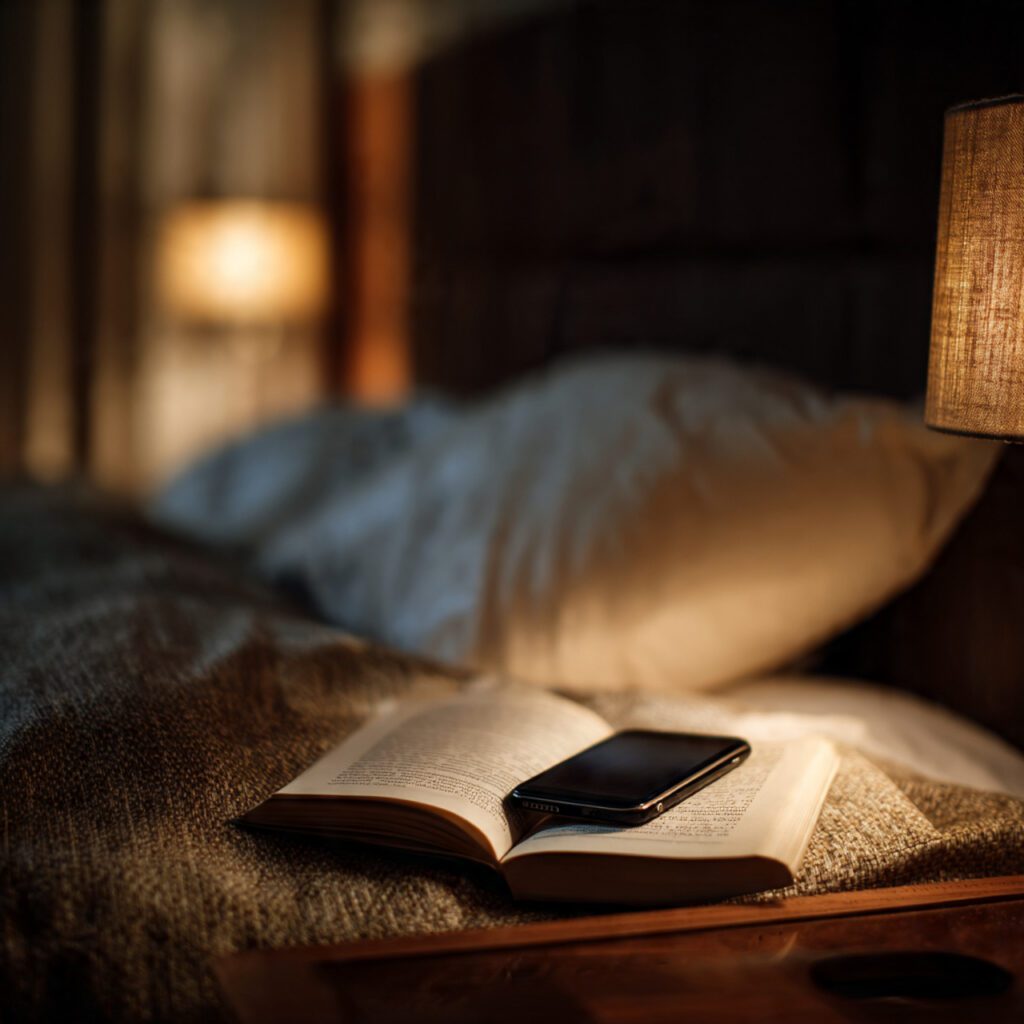 Disconnect From Screens at Least One Hour Before Bed