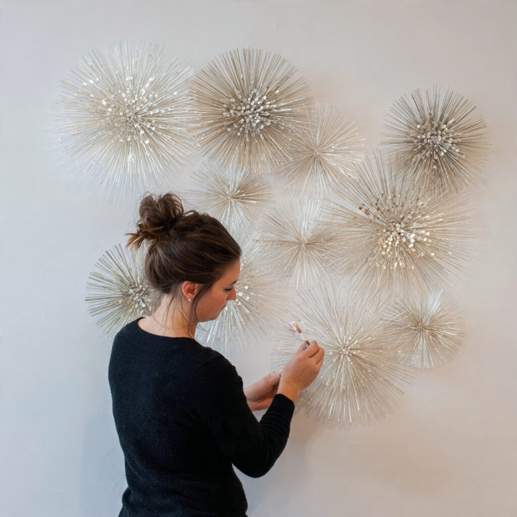 DIY Firework Art Wall