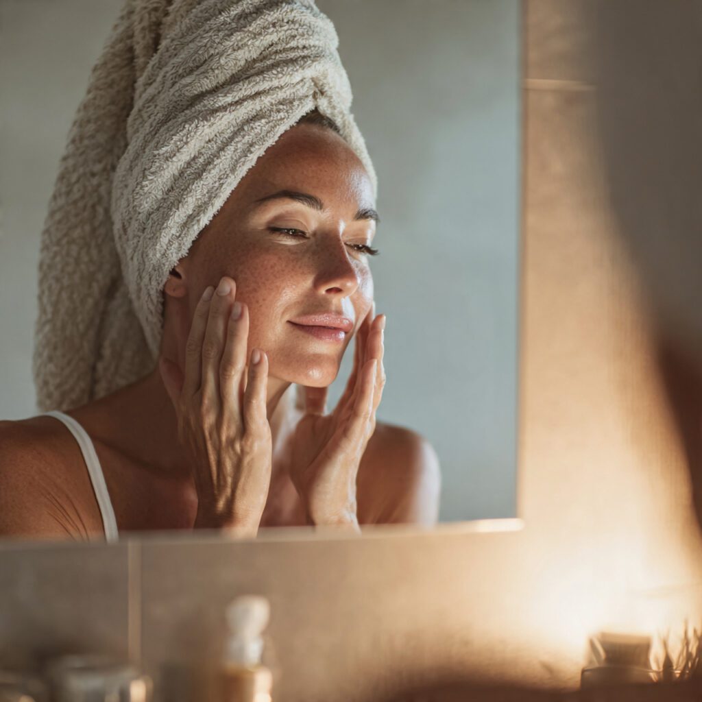 Do a Light Skincare or Self-Care Routine