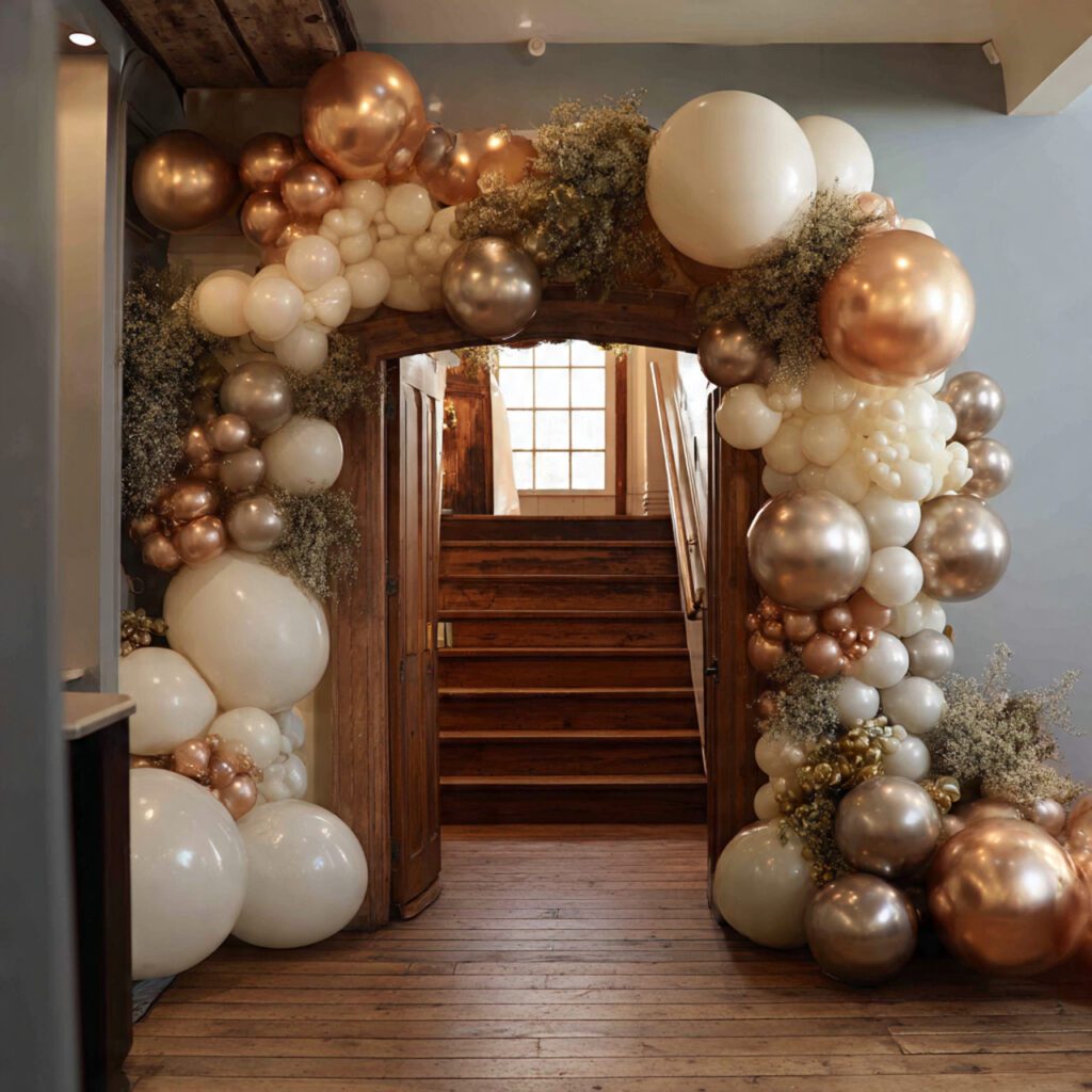 Doorway Balloon Garland Without Helium