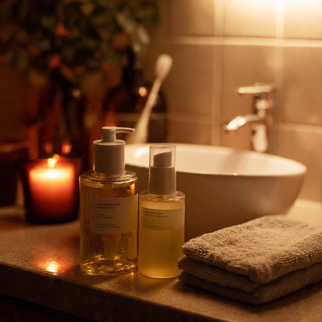 Double Cleanse at Night (Even Without Makeup)