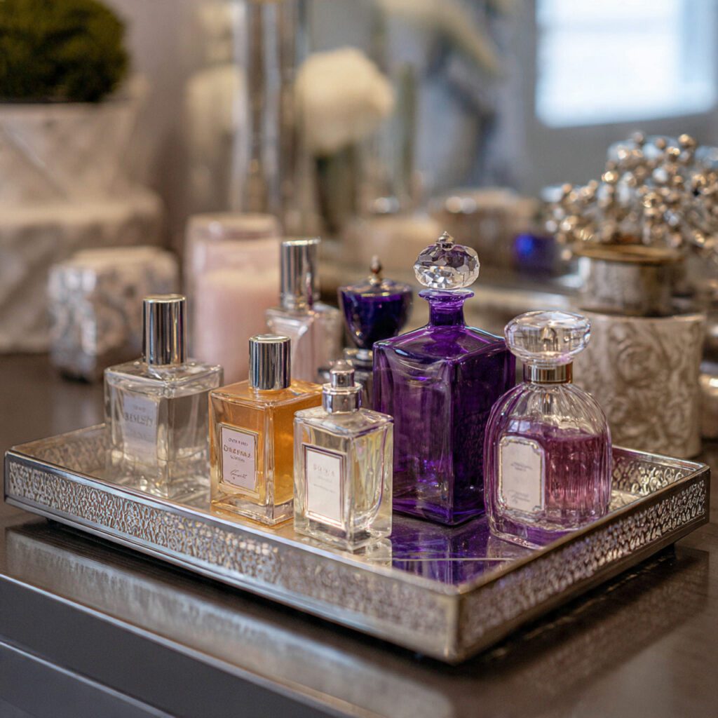 Elevated Perfume Display