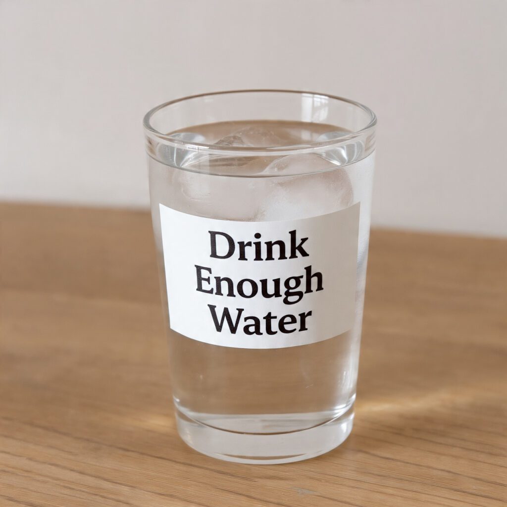 Drink Enough Water Daily