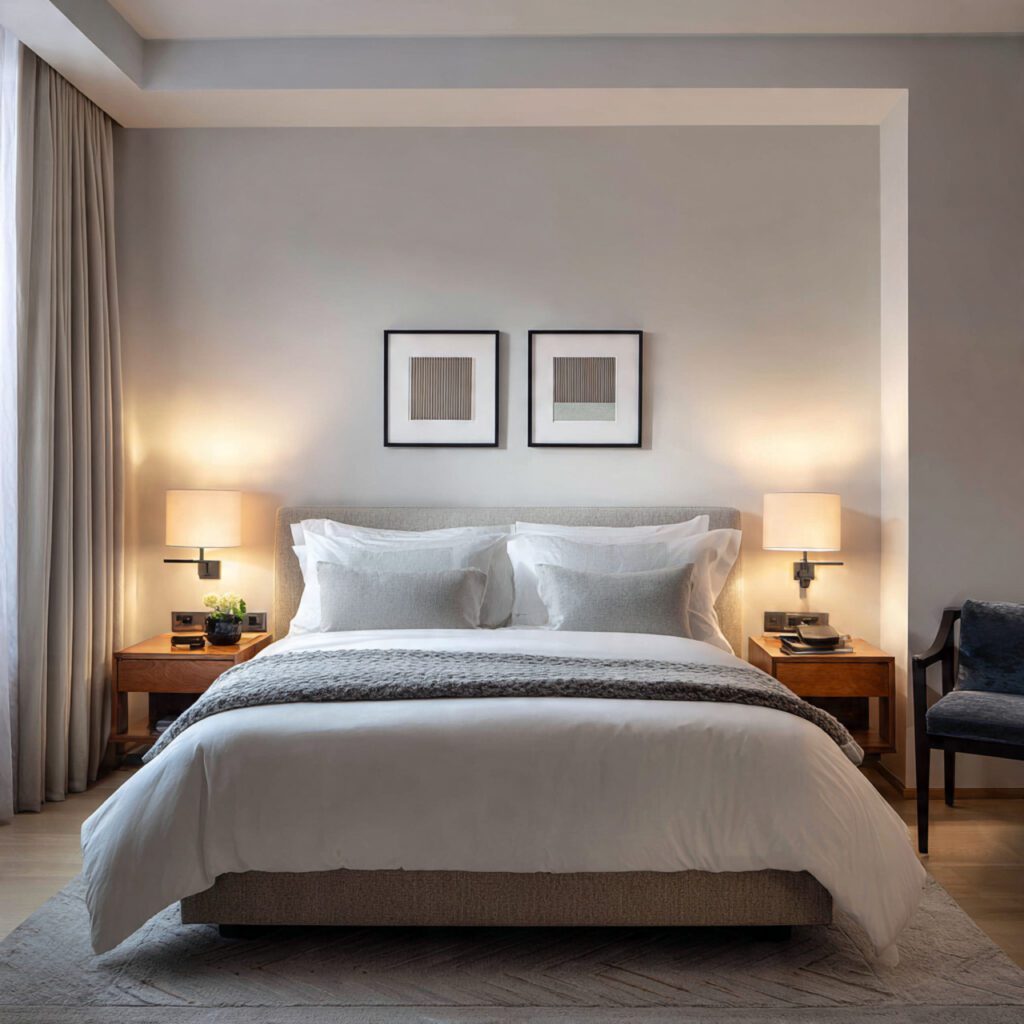 Hotel-Inspired Small Bedroom Style