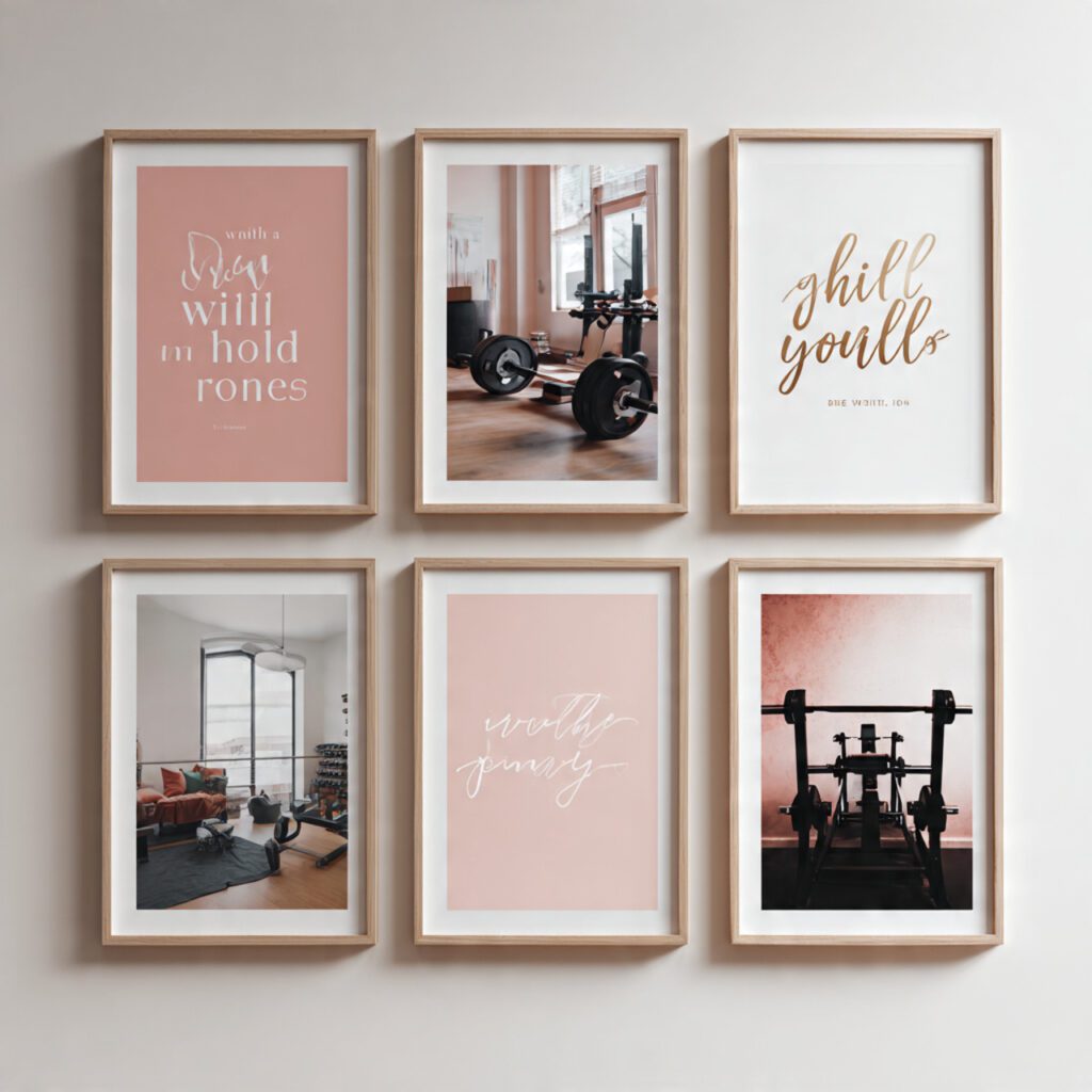 Inspirational Fitness Routine Posters