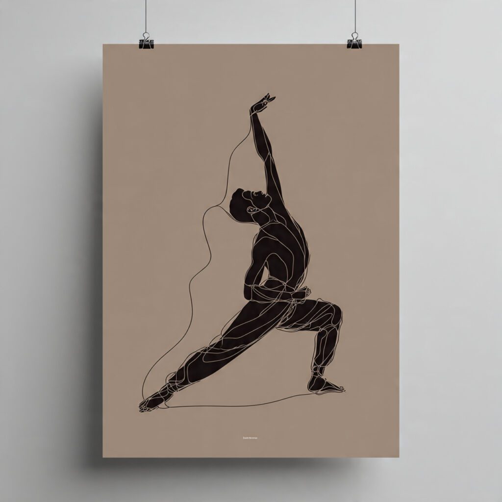 Minimal Line-Art Workout Posters