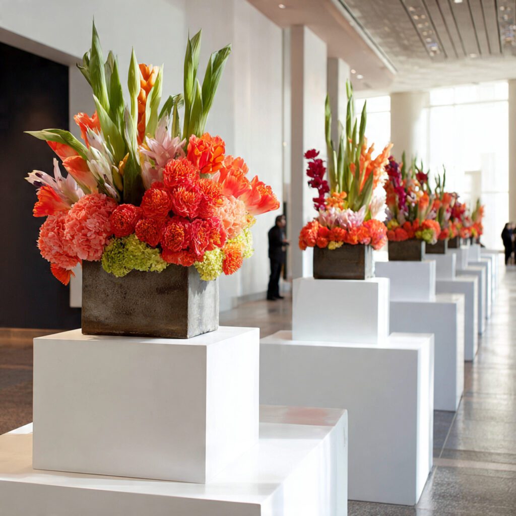 Modern Minimalist Floral Arrangements