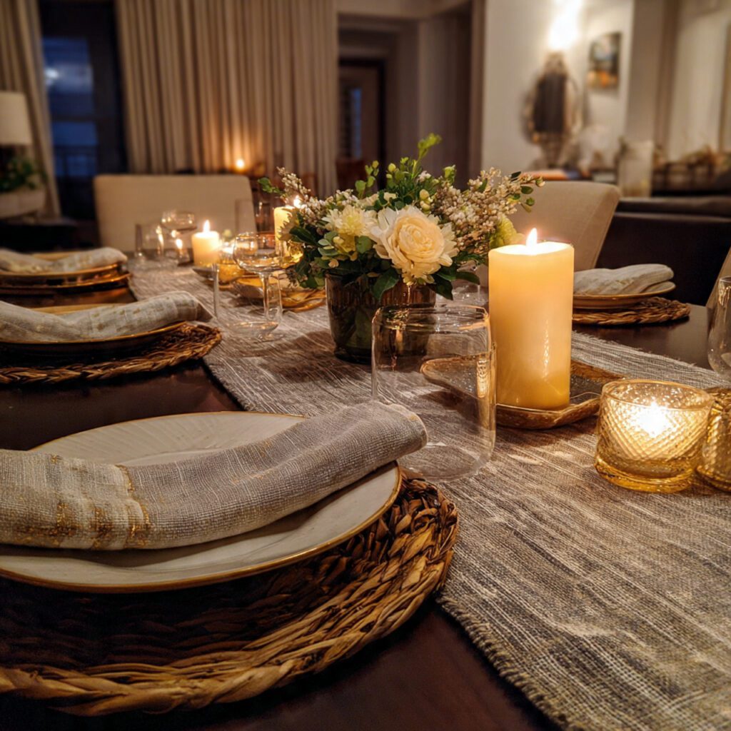 Set a Beautiful New Year Dining Table