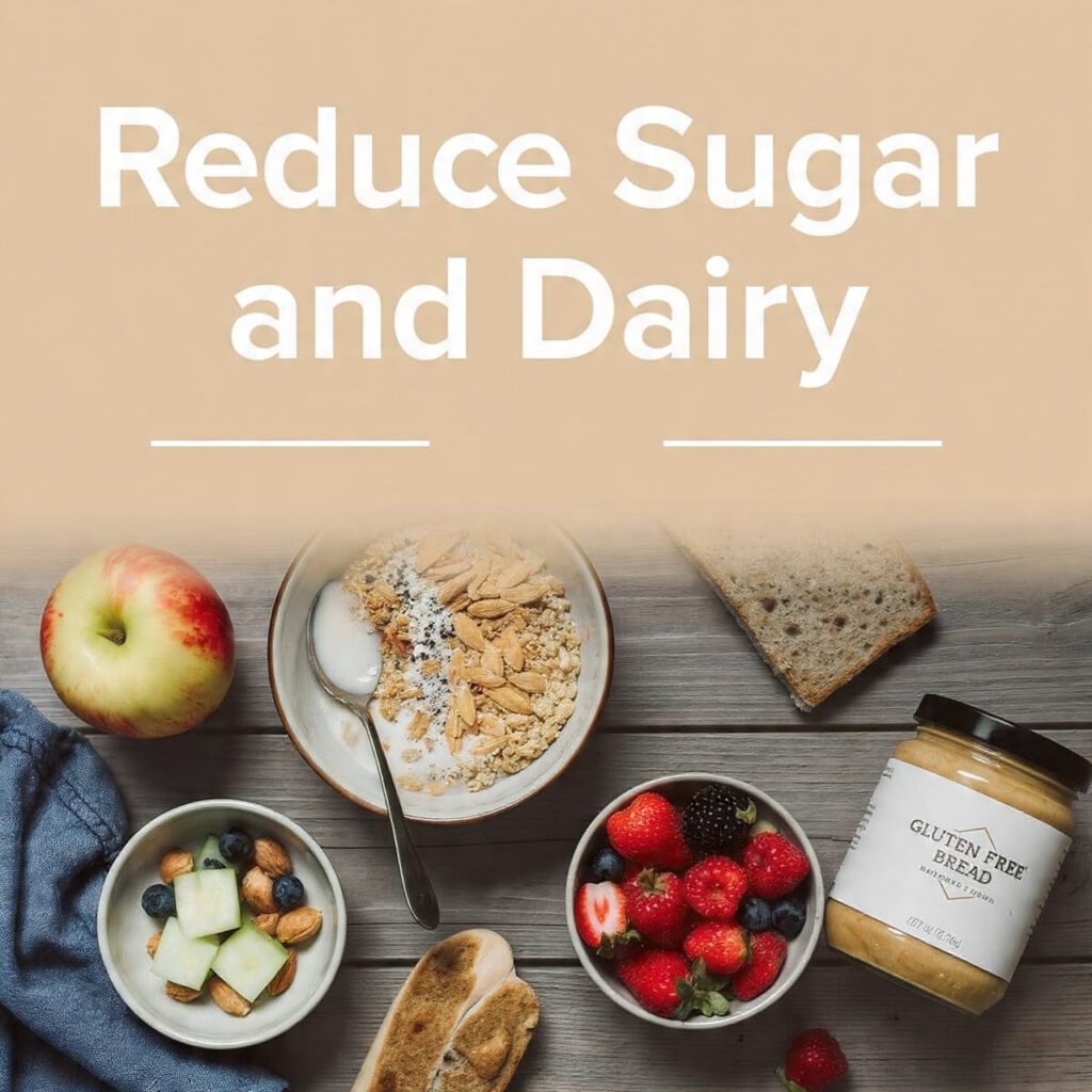 Reduce Sugar and Dairy Consumption