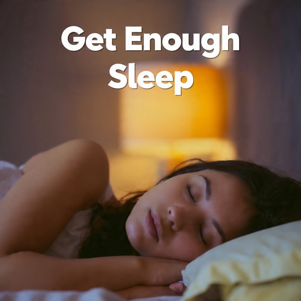 Get Enough Sleep