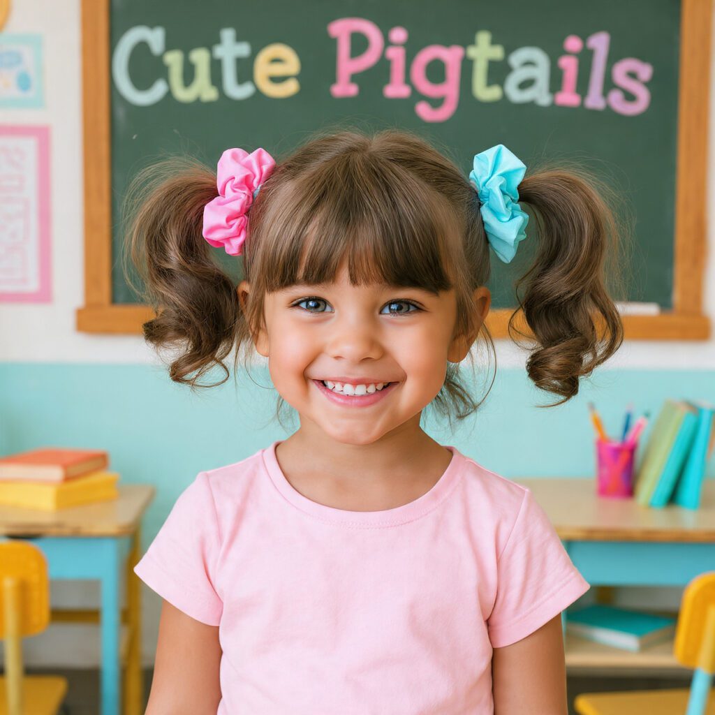 Cute Pigtails &ndash; Youthful & Fun