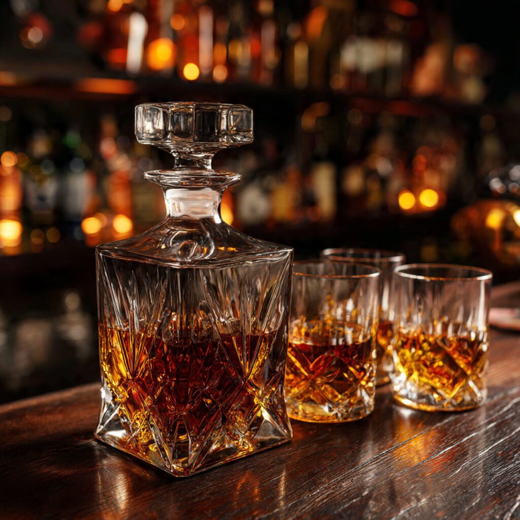Premium Whiskey Decanter Set