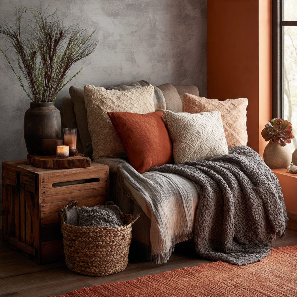 Warm Textured Throws