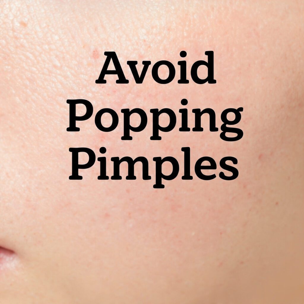 Never Pop Pimples 
