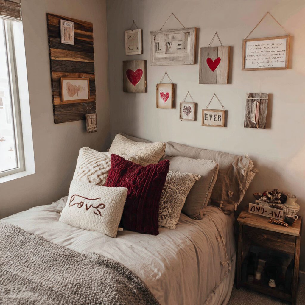 Farmhouse Valentine Decor for Small Spaces