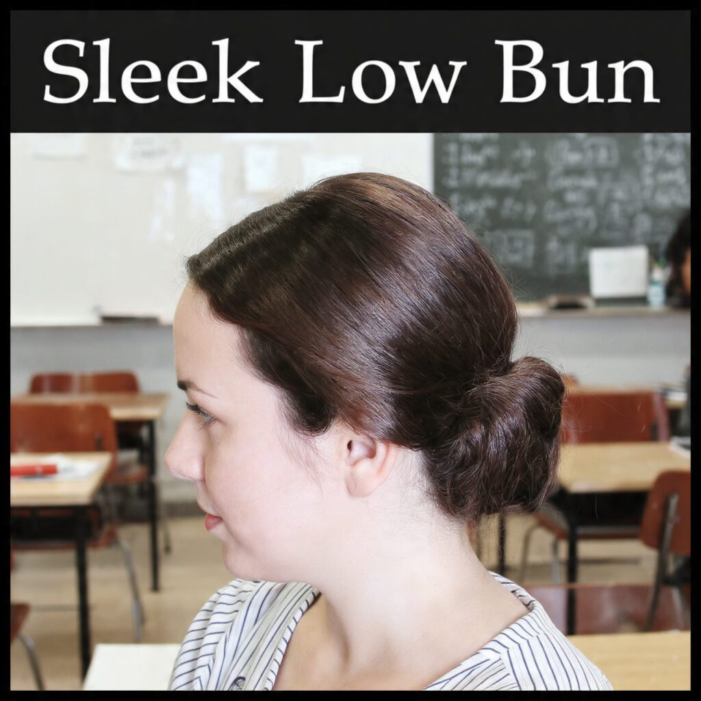 Sleek Low Bun