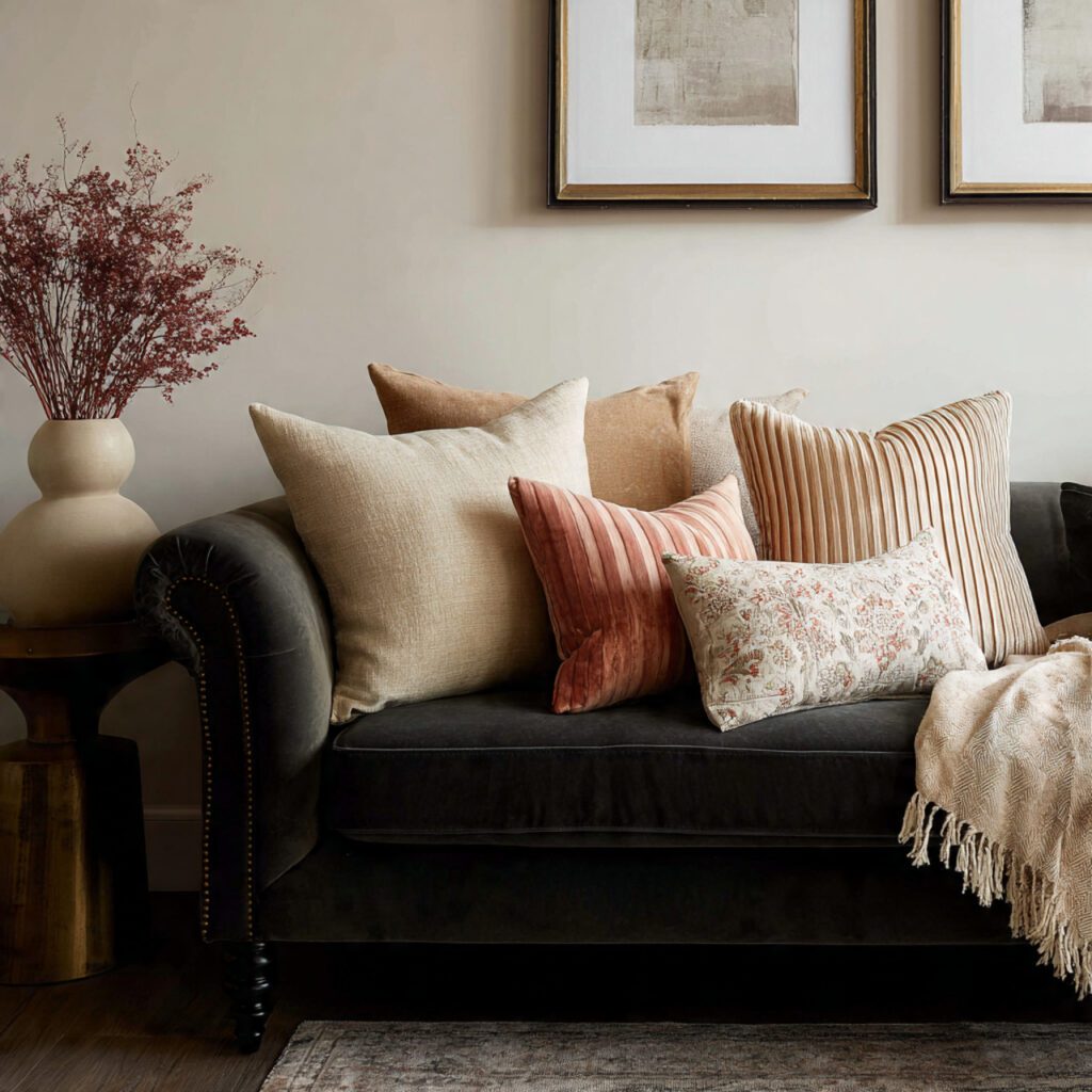Add Plush Throw Pillows