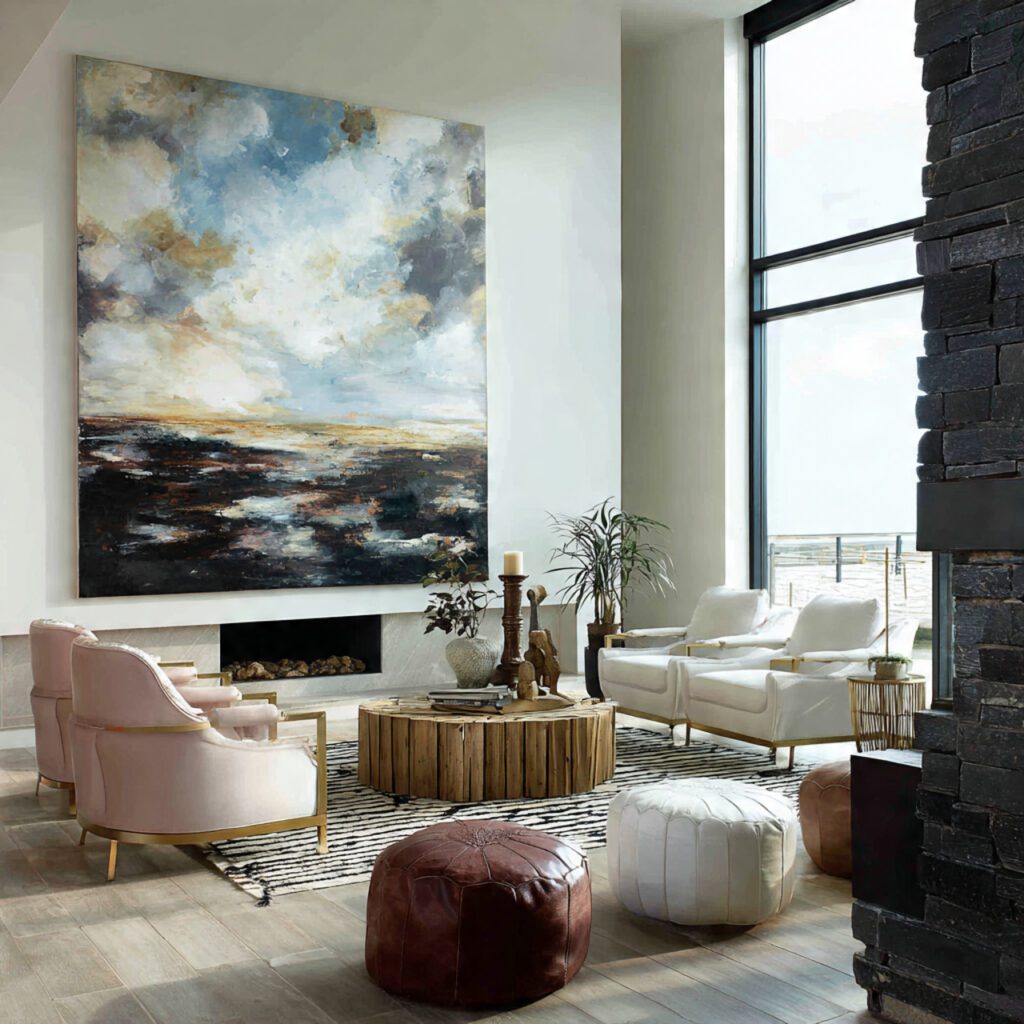 Style with Fewer, Bigger Decor Pieces