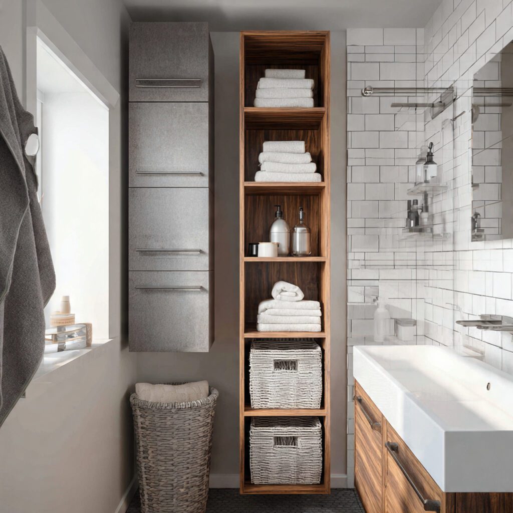 Use Vertical Storage Solutions