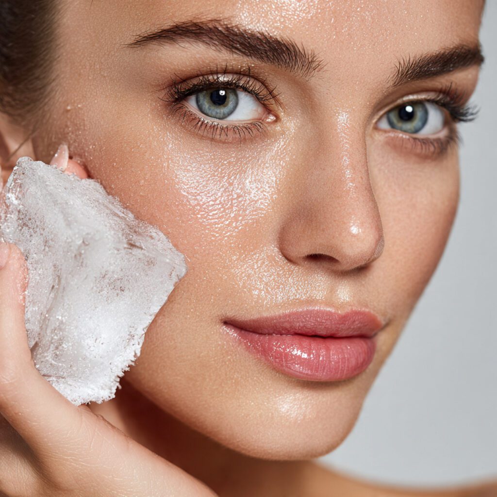 Use Ice Therapy for Instant Glow