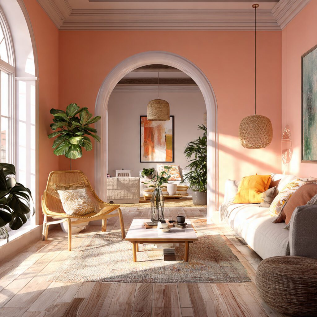 Peach Wall Color
