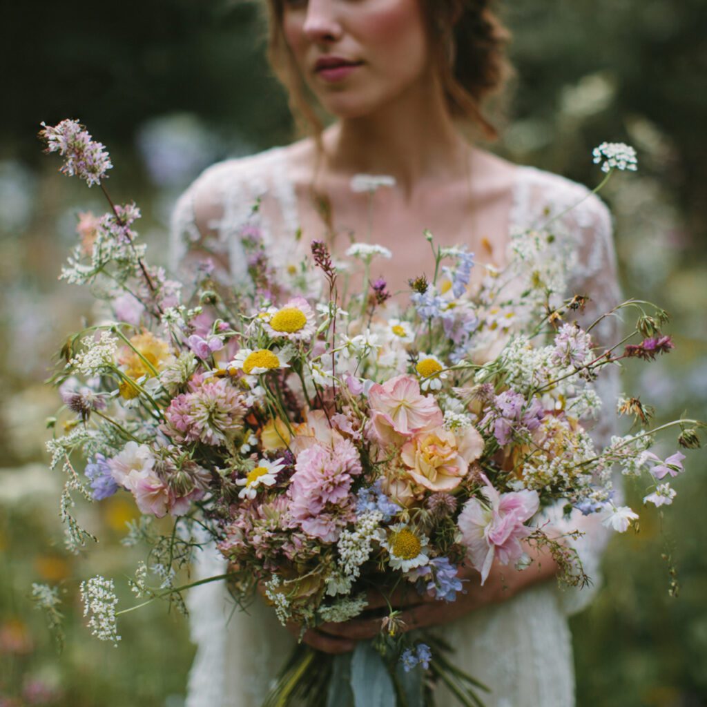 Wildflower Bouquets for Natural Romance