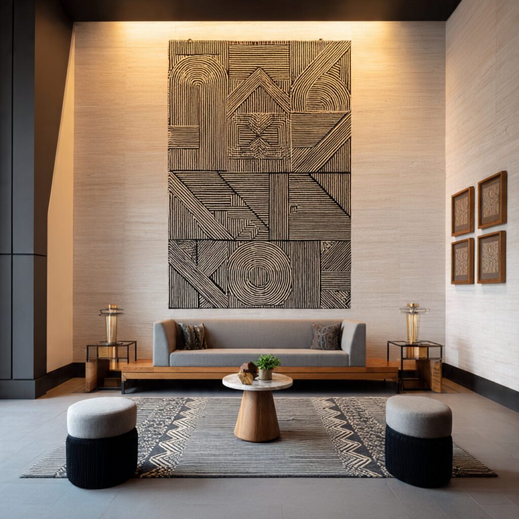 Geometric Tapestries for Structured Visual Interest