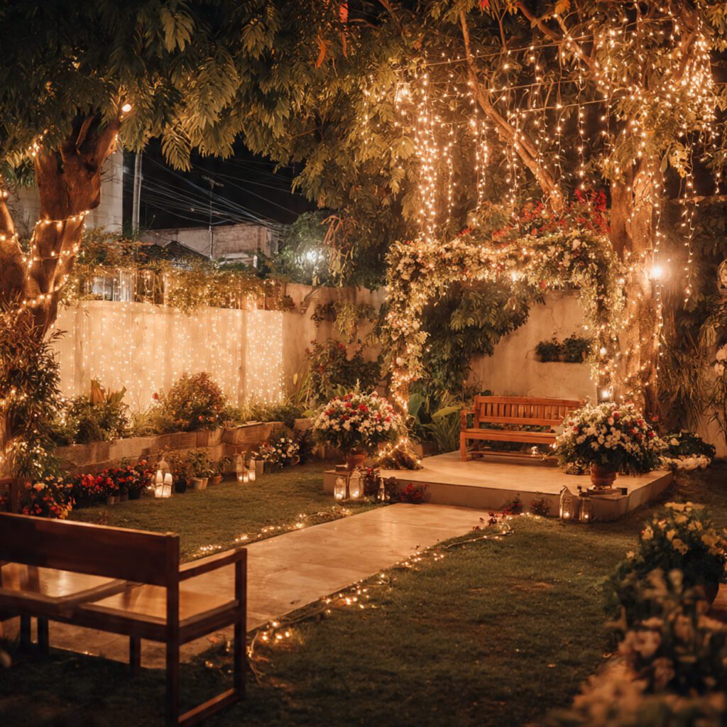 Intimate Backyard Wedding with Personalized Touches