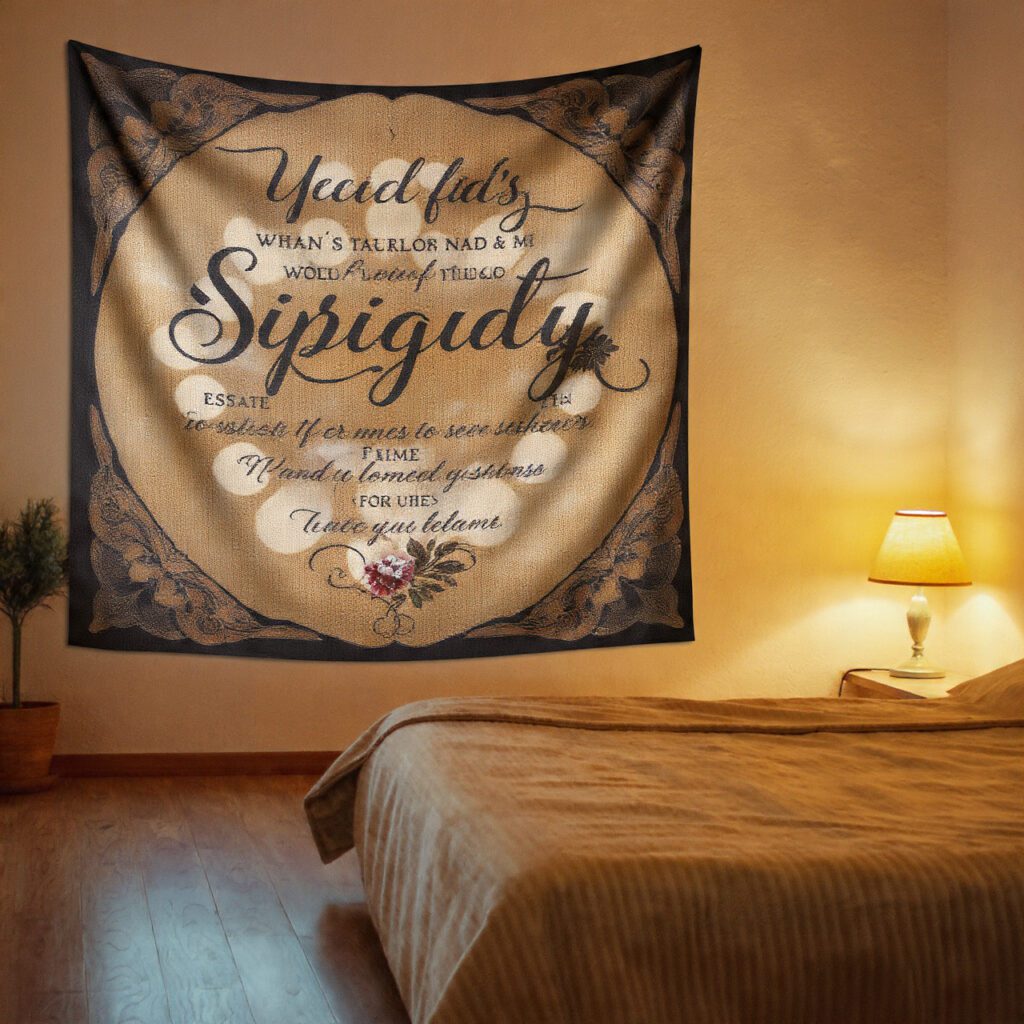 Personalized or Custom Art Tapestries for Emotional Depth