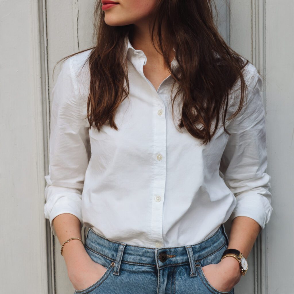 Button-Down Shirt with Jeans