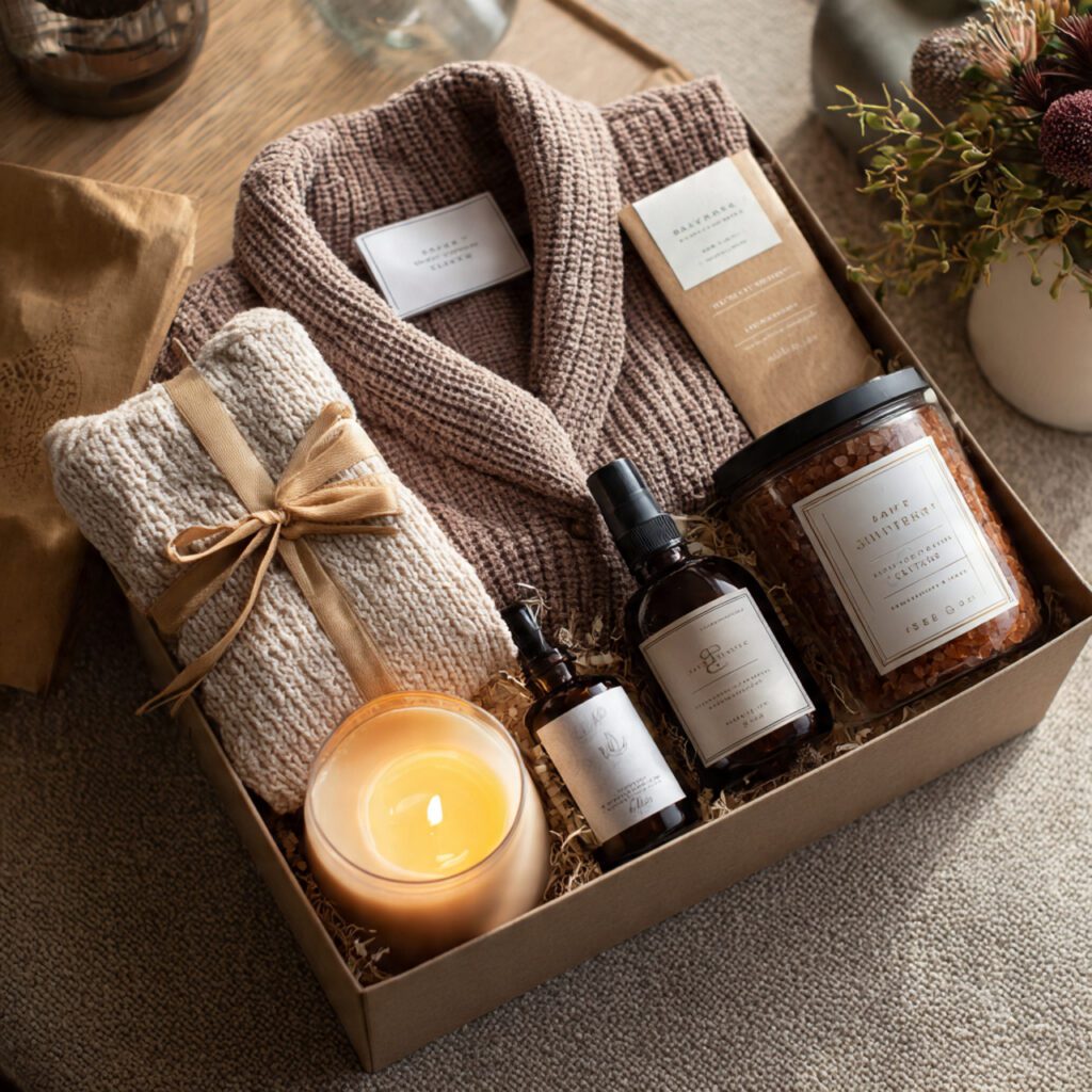 A Curated Self-Care Spa Gift Basket