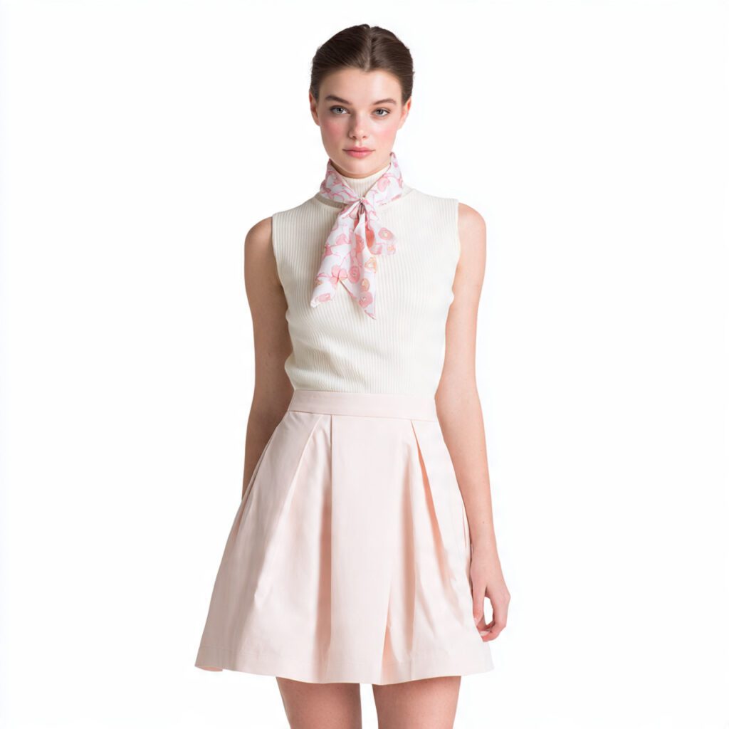 A-Line Skirt with Fitted Top