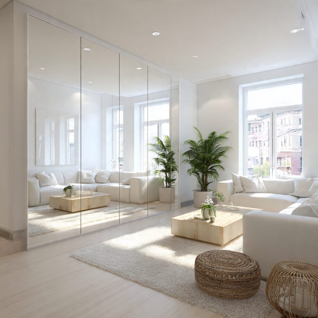 Use Mirrors to Enhance Space