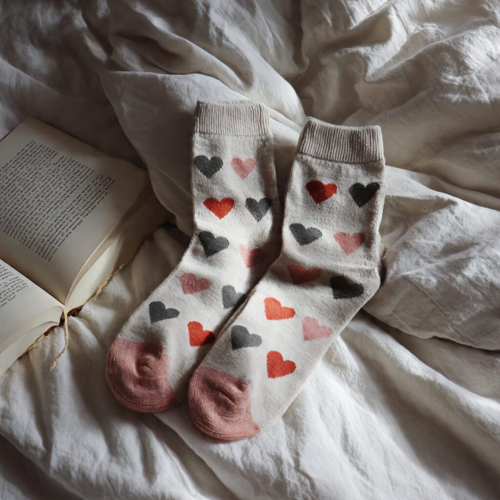 Cute Valentine’s Day Socks