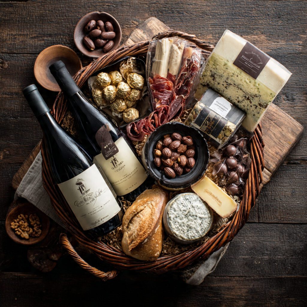 Gourmet Food and Wine Tasting Set