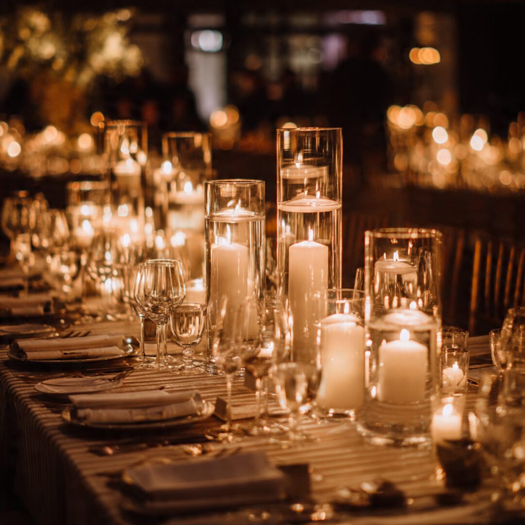 Candlelit Table Styling