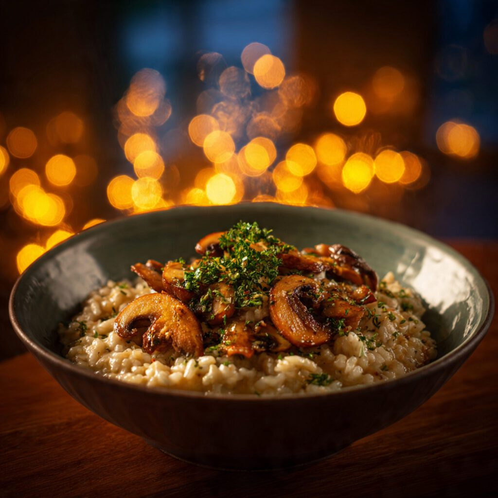 Creamy Mushroom Risotto