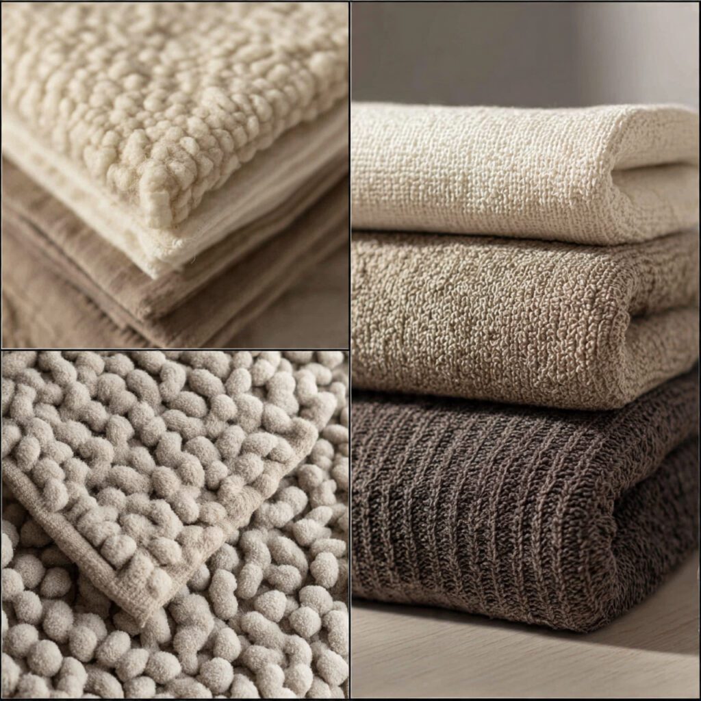 Cozy Minimal Textiles in Neutral Tones