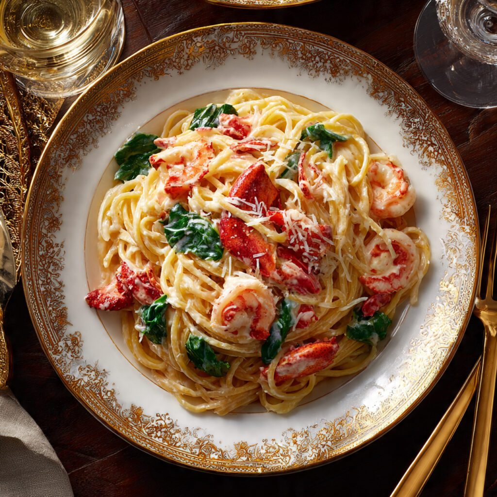 Creamy Lobster or Shrimp Pasta