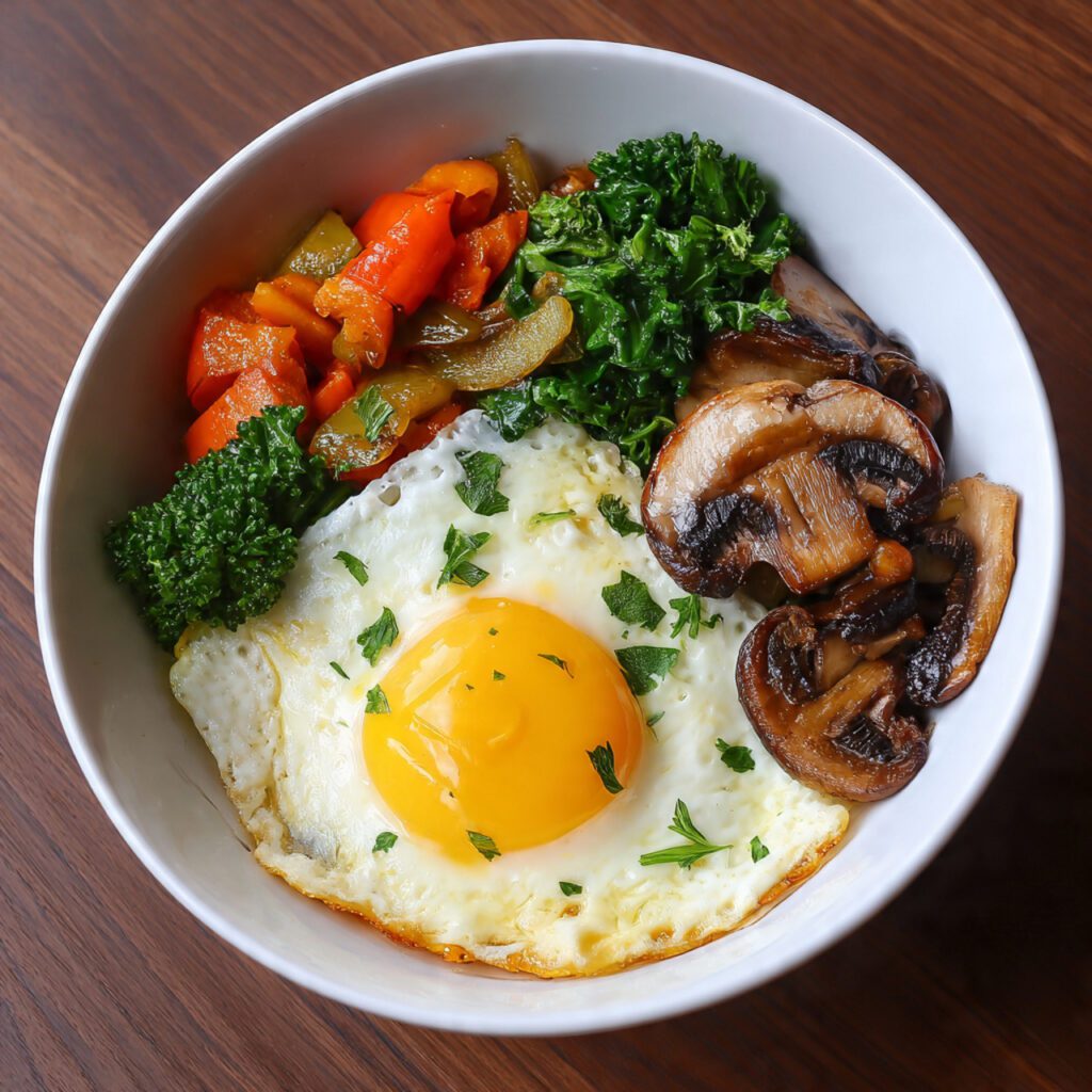 Egg-Based Dinner Bowl