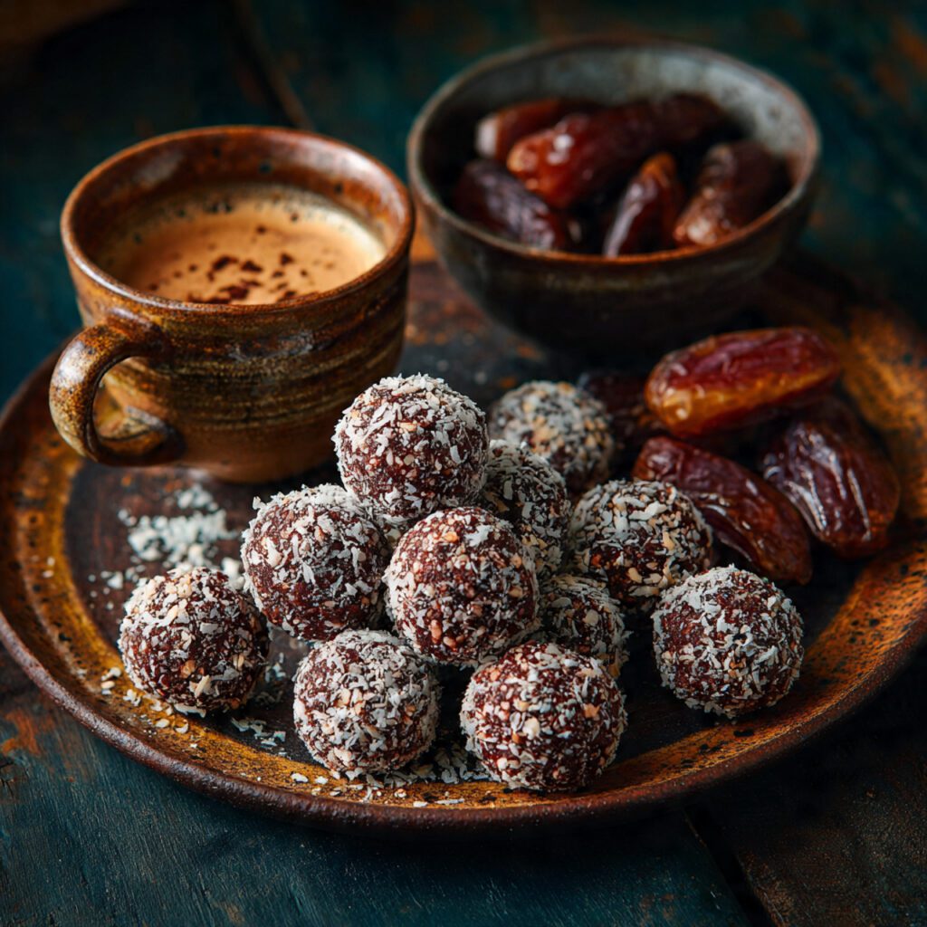 Energy Bites with Cocoa & Dates